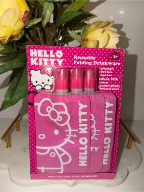 Hello Kitty Reusable Foldable Drinkware
